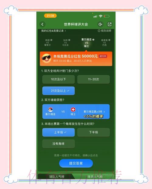 世界杯竞猜心态攻略：以娱乐为本，理性克制贪念